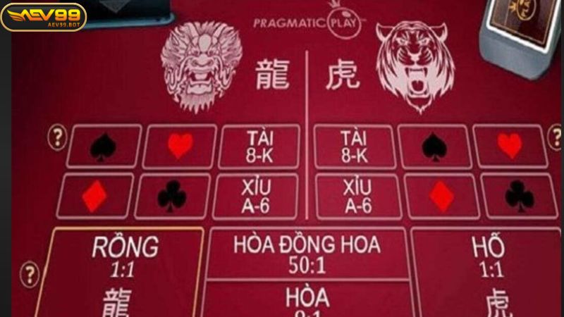 Các loại cược phổ biến trong game rồng hổ tại AEV99 người chơi cần biết