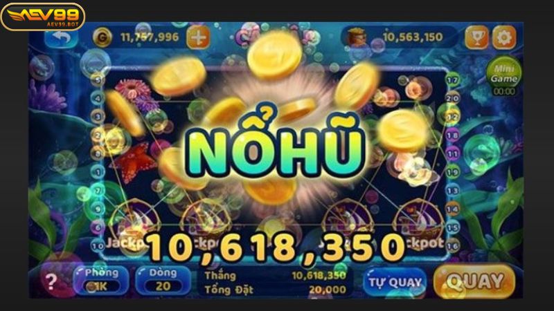 Cách chơi game nổ hũ tại AEV99 cơ bản nhất